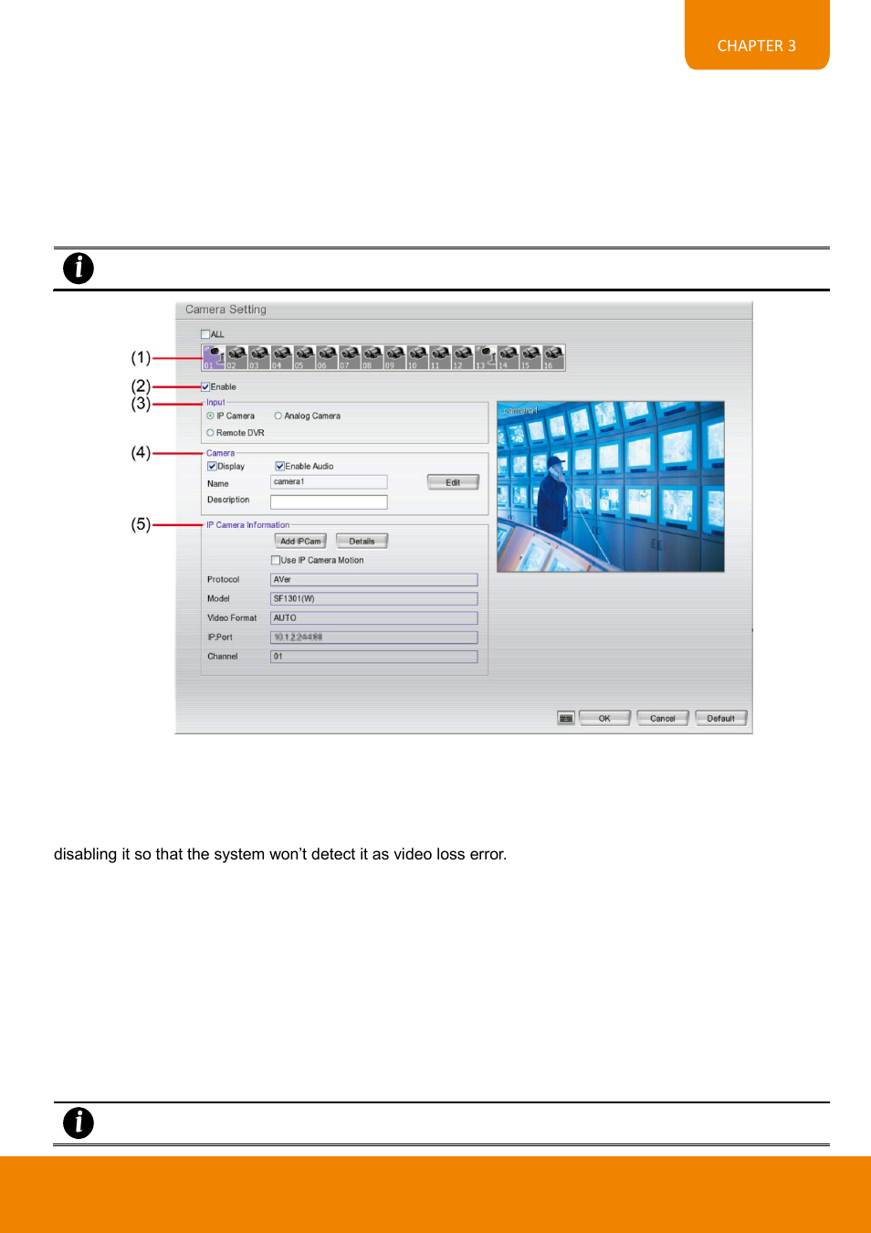 Camera setup, 1 to setup ip camera(fixed mode), Chapter 3.2.1 | 2 camera setup | AVer EH6216H+ user manual User Manual | Page 65 / 157
