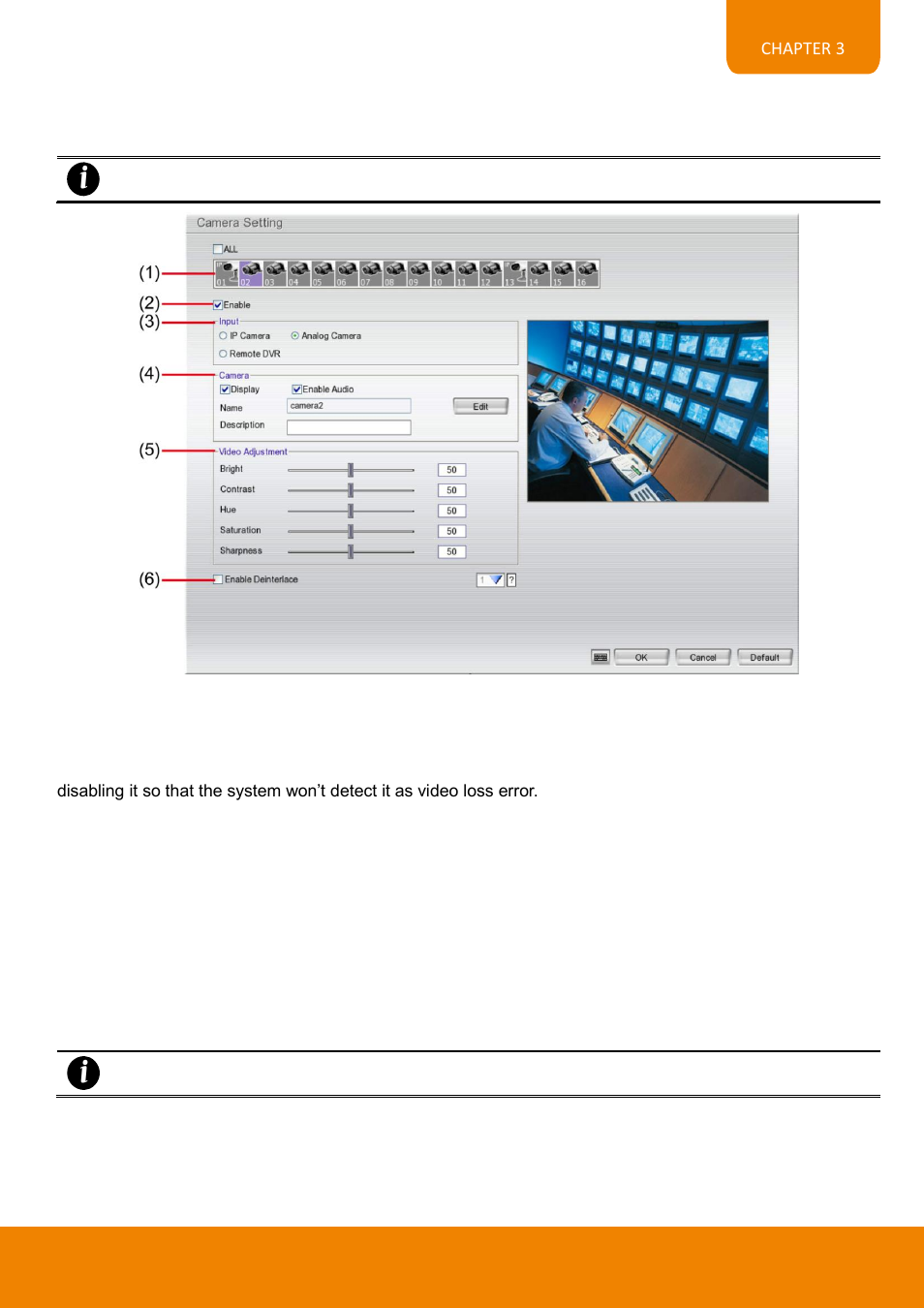 3 to setup analog camera | AVer EH6216H+ user manual User Manual | Page 77 / 157