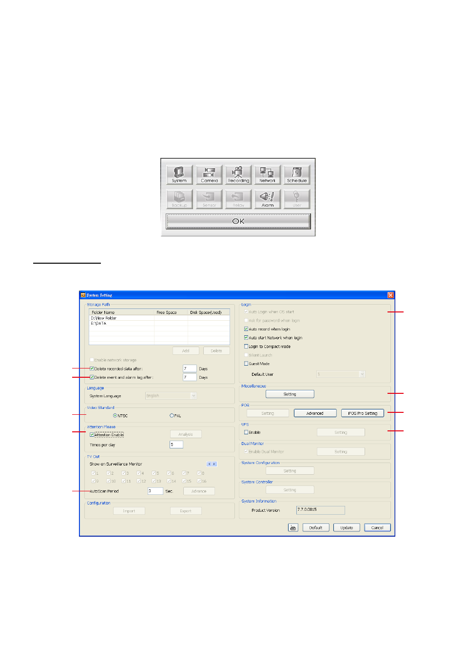 Advance setting | AVer IWH3216 Touch3216 Touch II user manual User Manual | Page 122 / 179
