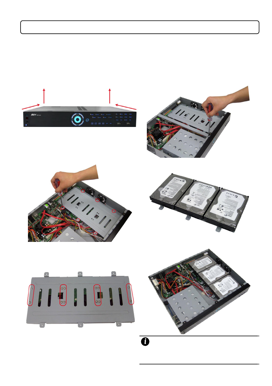 Chapter 2, Hardware installation, 1 hard disk installation | 1 iwh3216 touch, Chapter 2 hardware installation | AVer IWH3216 Touch3216 Touch II user manual User Manual | Page 15 / 179