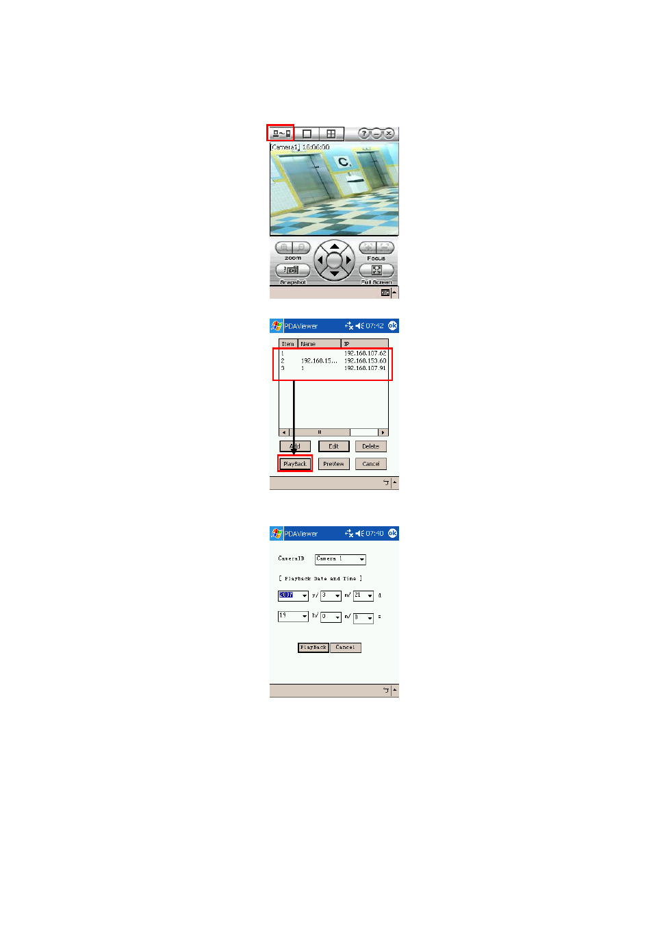 4 to playback in pdaviewer | AVer IWH3216 Touch3216 Touch II user manual User Manual | Page 154 / 179