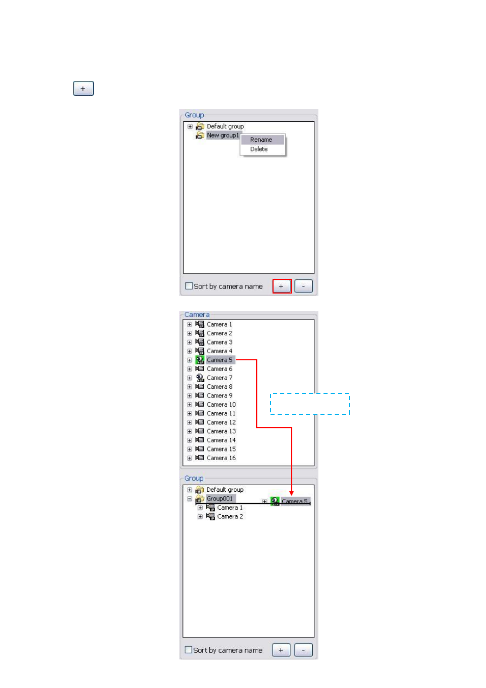 4 create a camera group, So chapter 4.2.4) | AVer IWH3216 Touch3216 Touch II user manual User Manual | Page 78 / 179
