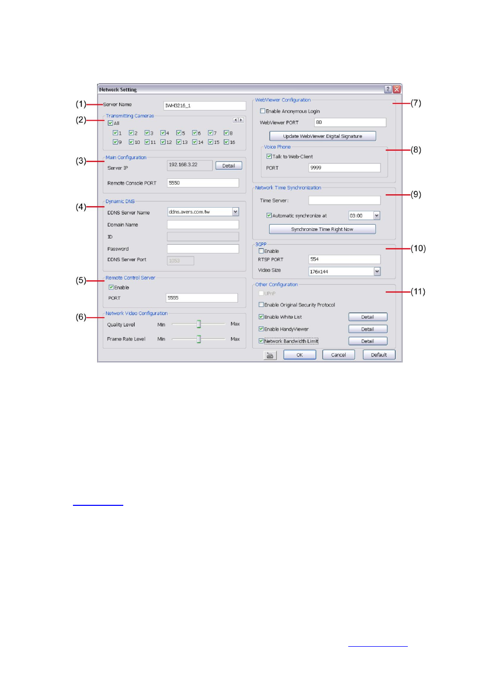 4 network setting | AVer IWH3216 Touch3216 Touch II user manual User Manual | Page 87 / 179