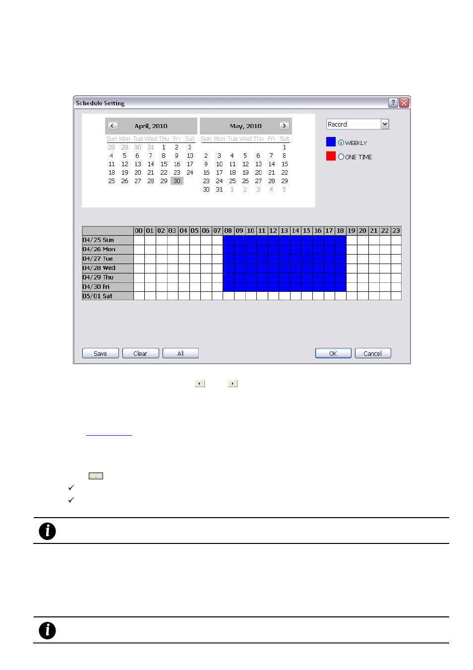 5 schedule setting | AVer IWH3216 Touch3216 Touch II user manual User Manual | Page 90 / 179