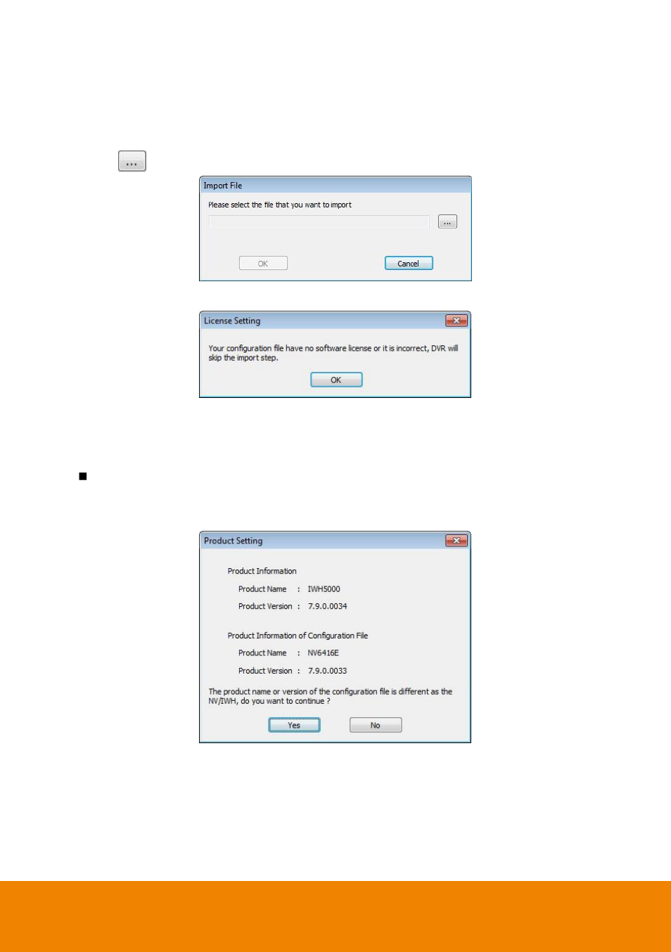 To restore the configuration | AVer IWH5000 series User Manual | Page 104 / 247