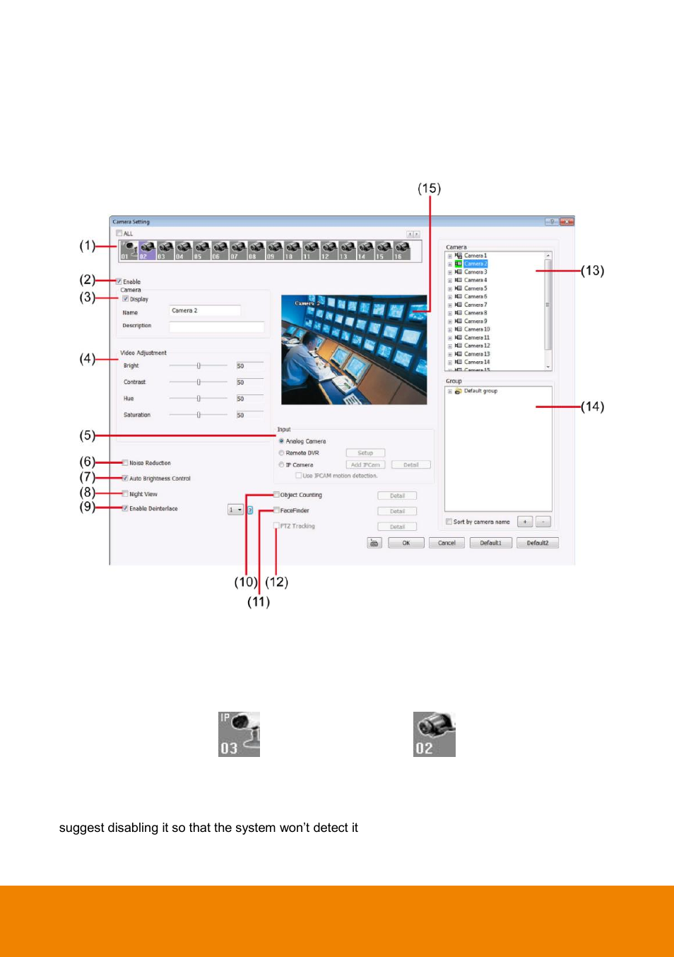 Camera setting, 2 camera setting | AVer IWH5000 series User Manual | Page 108 / 247