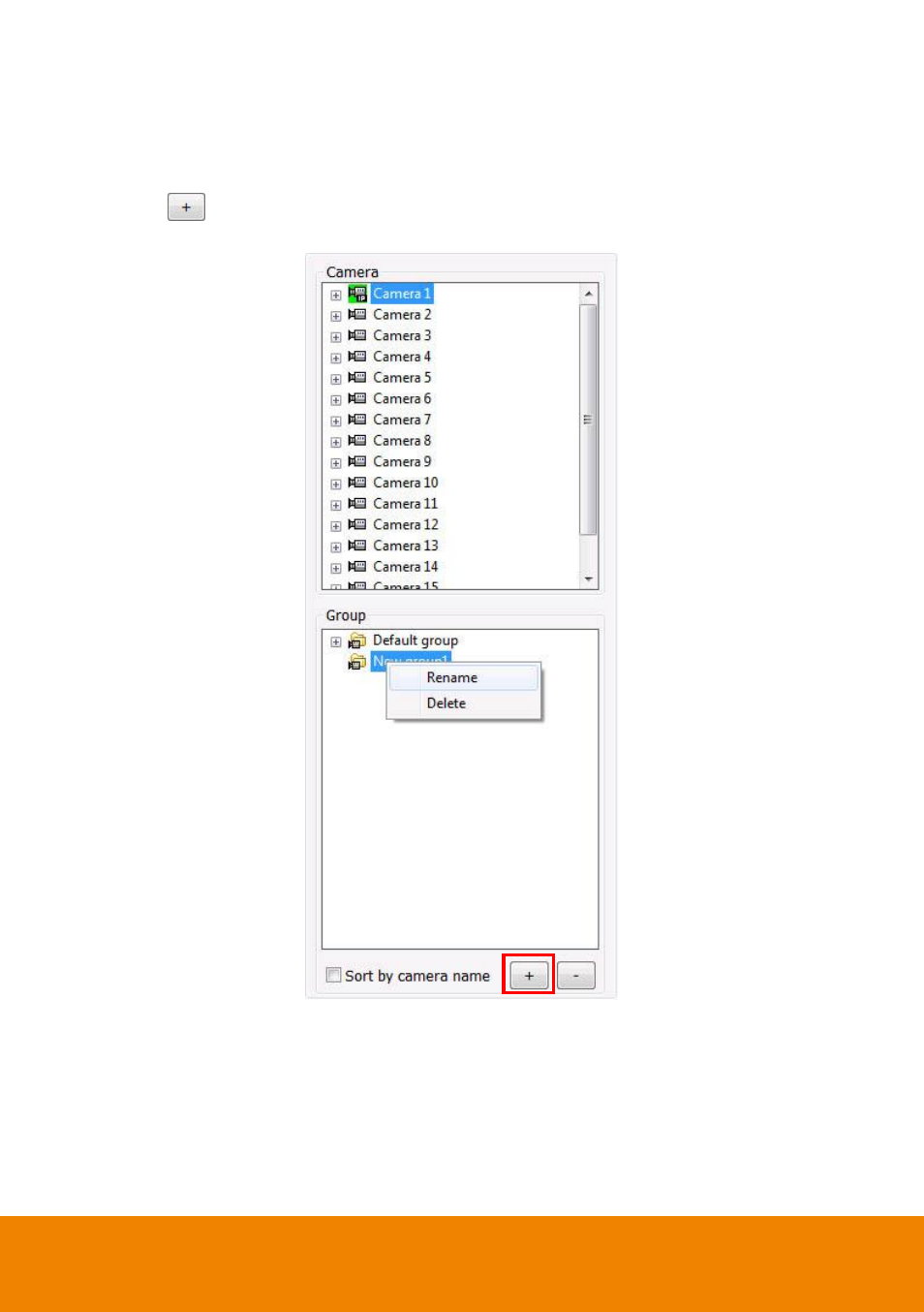 Create a camera group, Chapter, Chapter 5.2.4 | 4 create a camera group | AVer IWH5000 series User Manual | Page 121 / 247