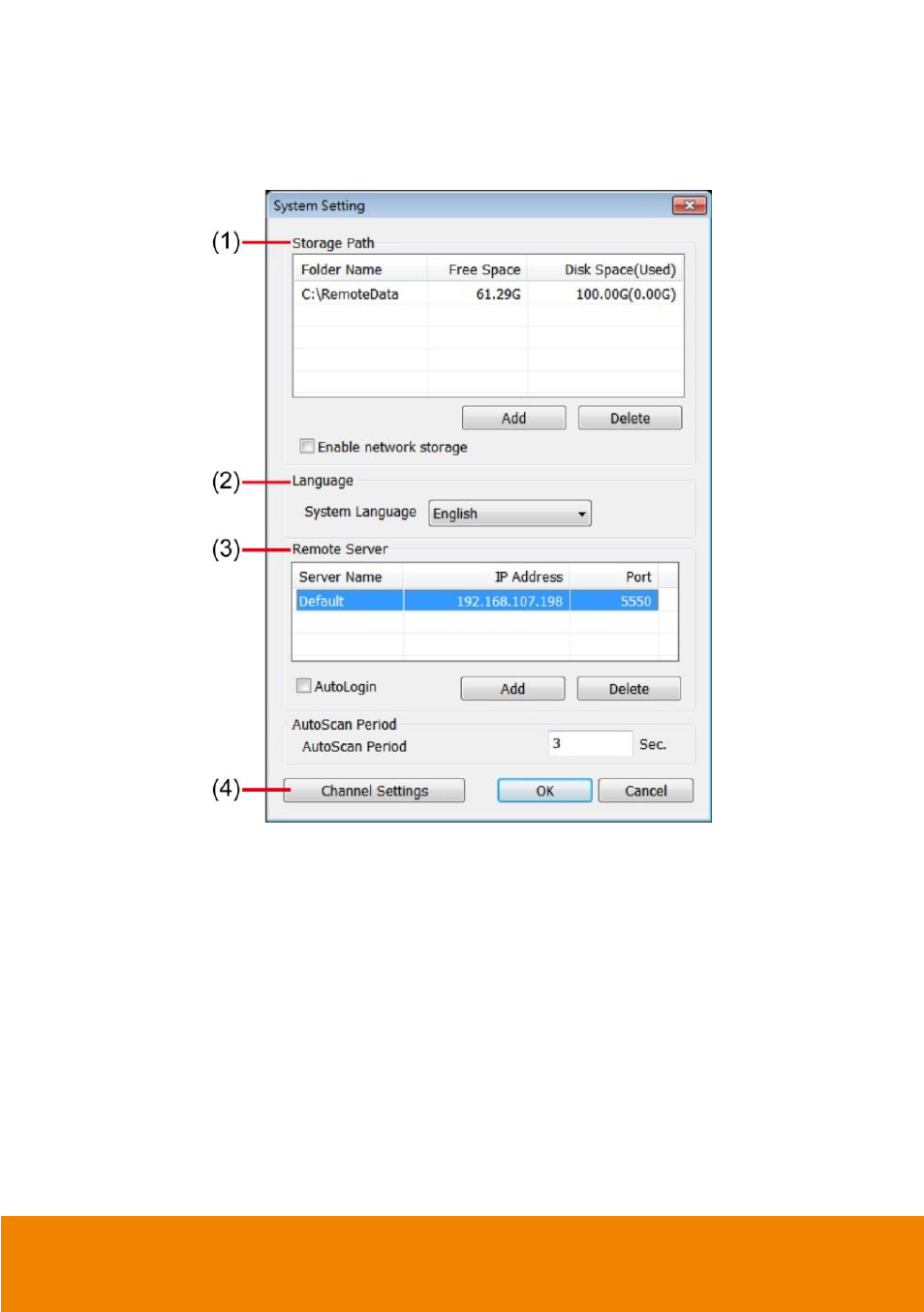 To setup remote console setting, Chapter 7.2.1, 1 to setup remote console setting | AVer IWH5000 series User Manual | Page 206 / 247