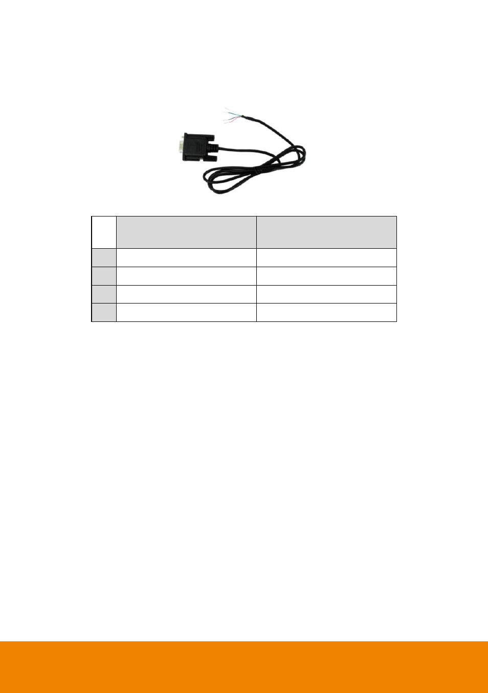 Rs485 cable definition, 3 rs485 cable definition | AVer IWH5000 series User Manual | Page 24 / 247