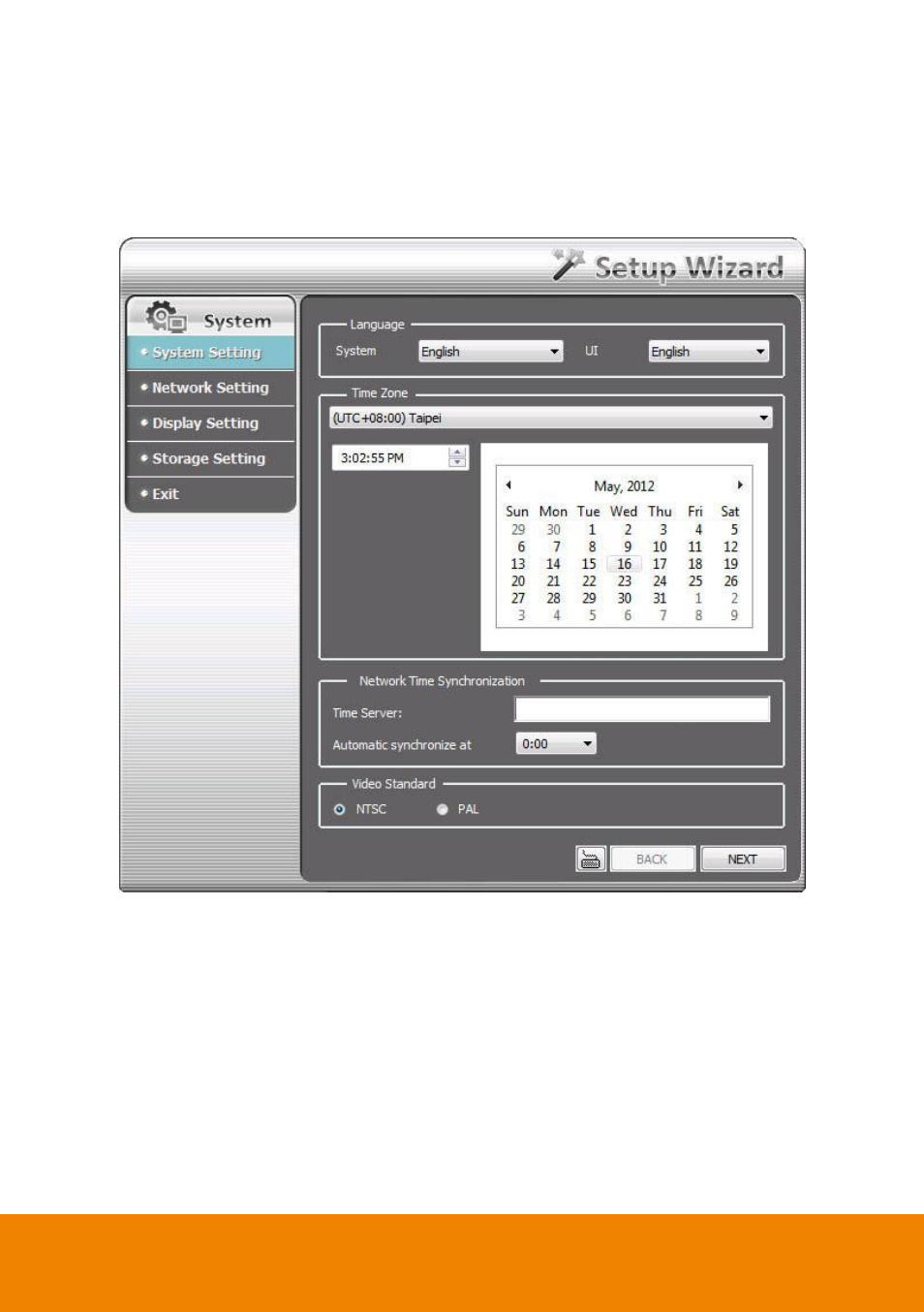 System setting wizard | AVer IWH5000 series User Manual | Page 28 / 247