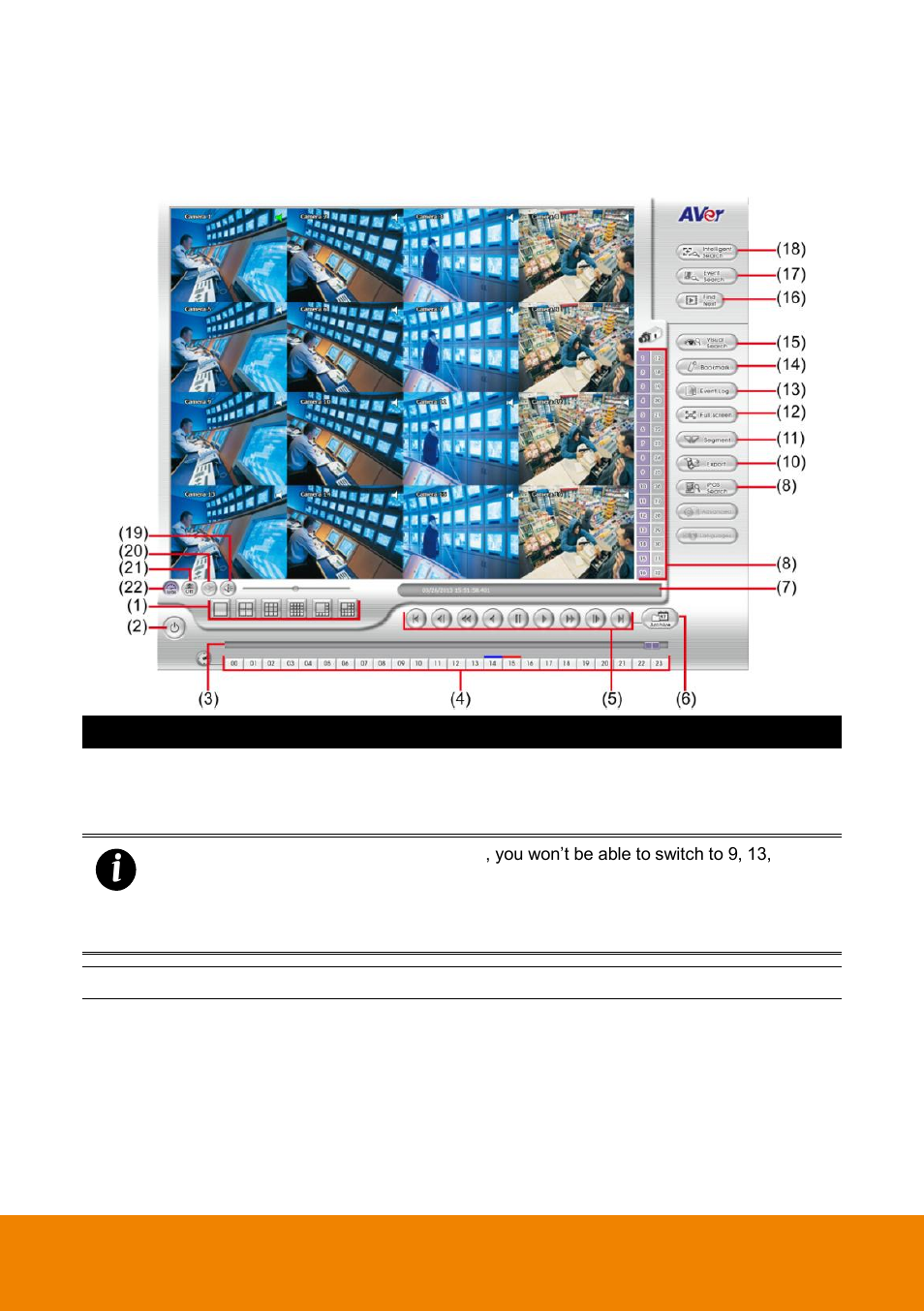 Familiarizing the buttons in playback mode, Chapter 4.2, 2 familiarizing the buttons in playback mode | AVer IWH5000 series User Manual | Page 57 / 247