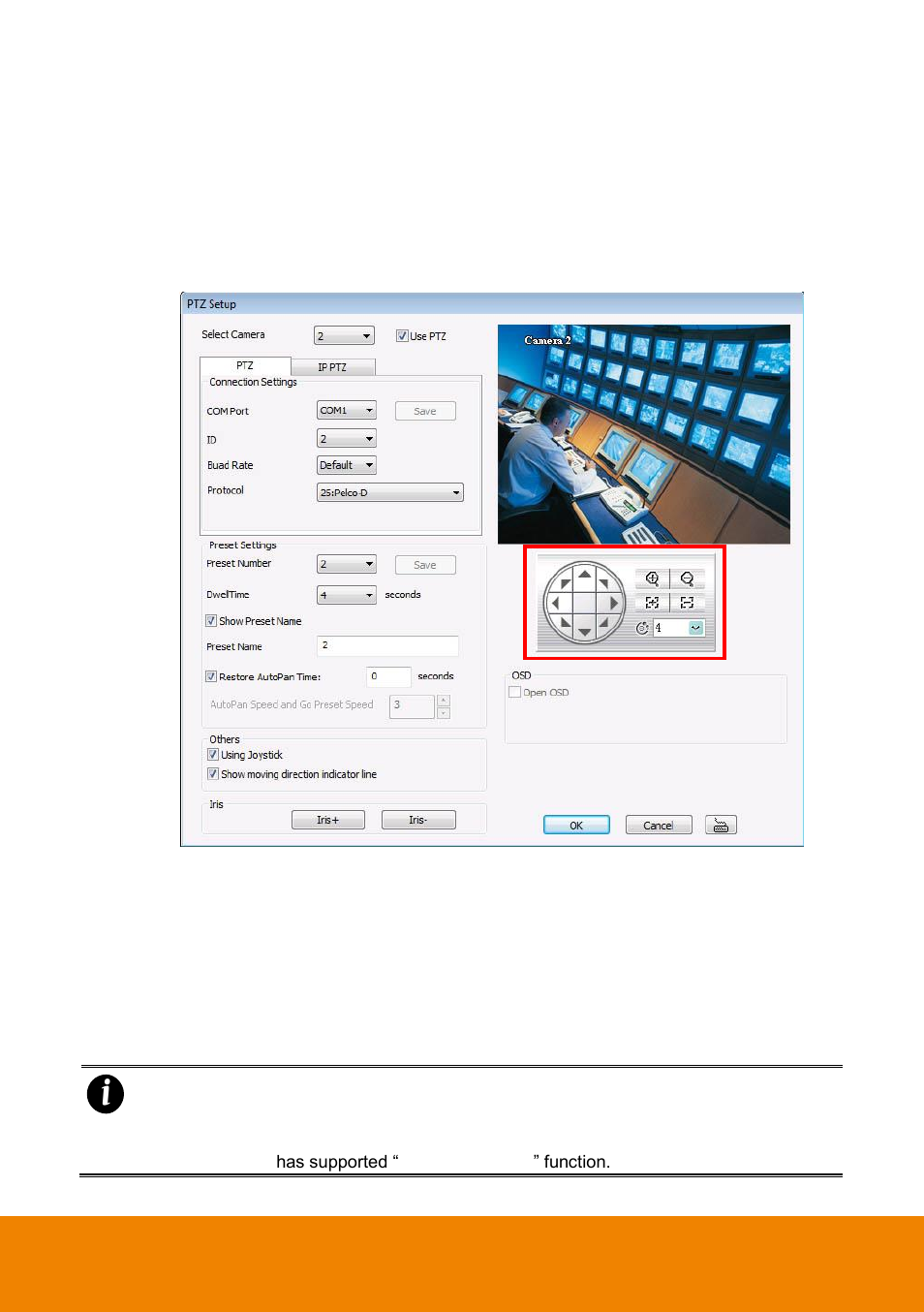 To setup the ptz/ip ptz camera, Setup the ptz camera, 6 to setup the ptz/ip ptz camera | 1 setup the ptz camera | AVer IWH5000 series User Manual | Page 73 / 247