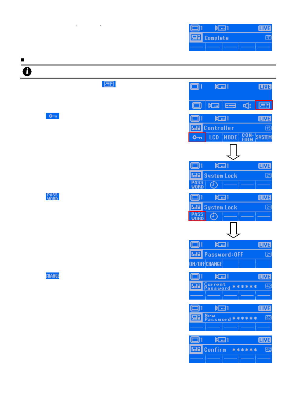 Change the password of the system controller | AVer SA series User Manual | Page 124 / 270