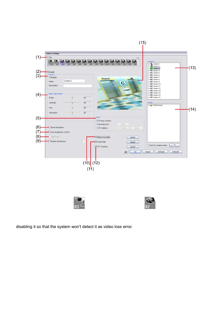 Camera setting, 2 camera setting | AVer SA series User Manual | Page 140 / 270