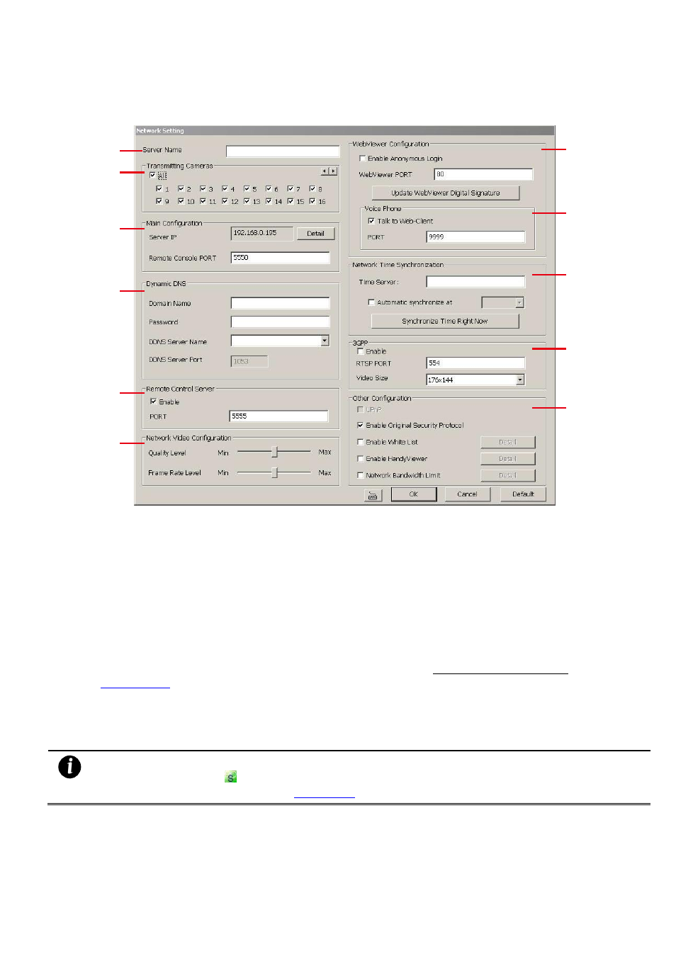 Network setting, 4 network setting | AVer SA series User Manual | Page 159 / 270