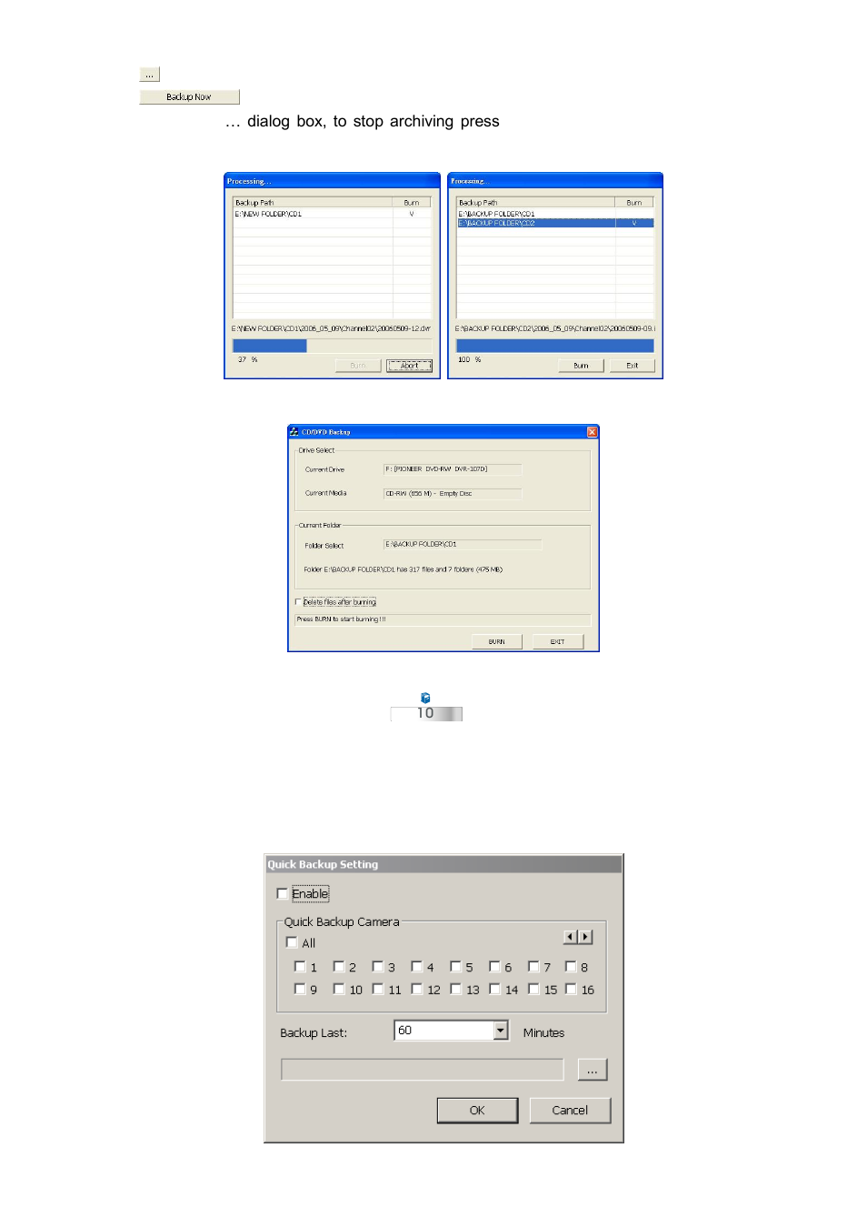 2 setup quick backup, Setup quick backup, Chapter 4.6.2 | AVer SA series User Manual | Page 165 / 270