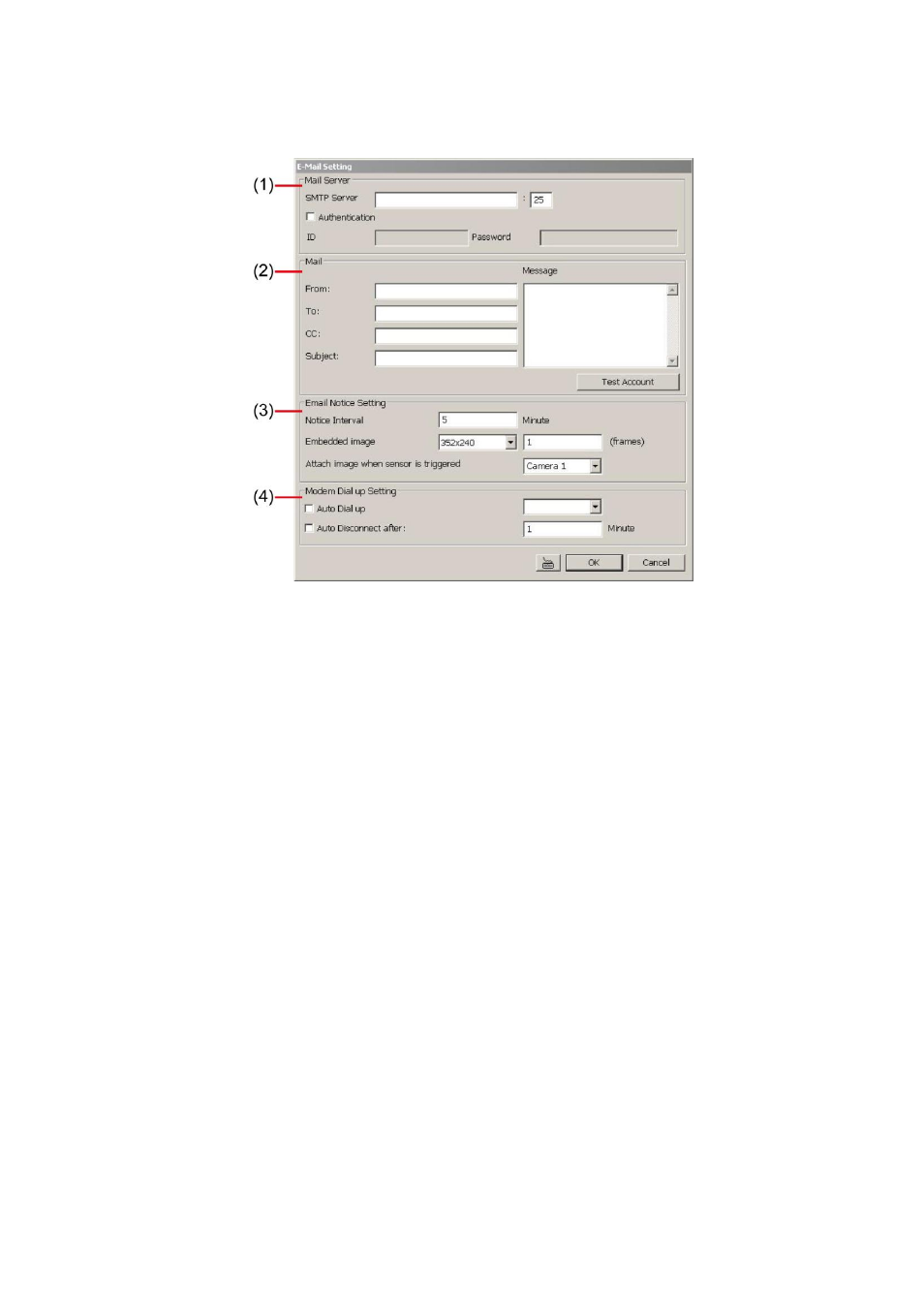 4 to setup send e-mail setting, To setup send e-mail setting, Chapter 4.9.5 | AVer SA series User Manual | Page 177 / 270