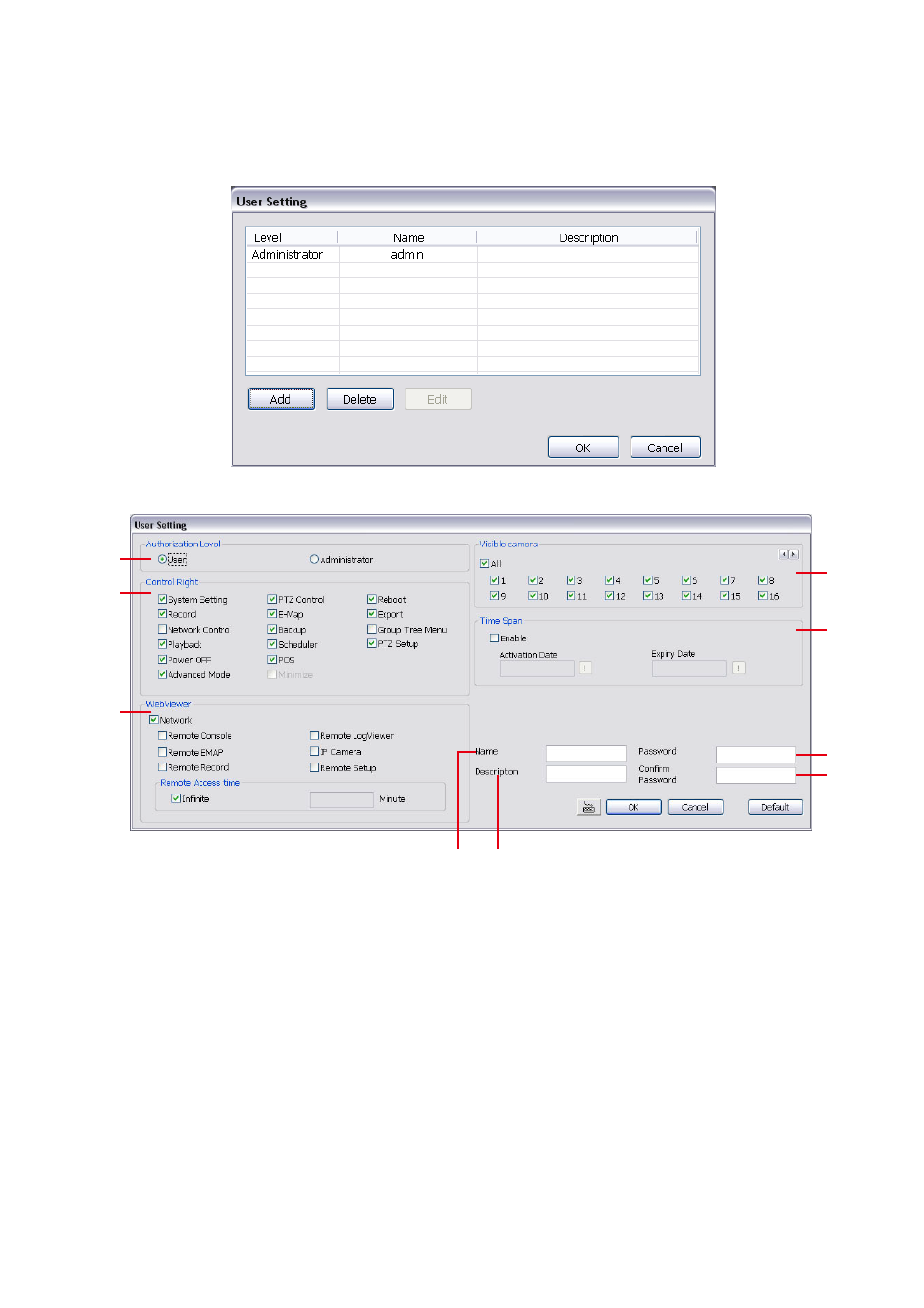 User setting, 10 user setting | AVer SA series User Manual | Page 184 / 270