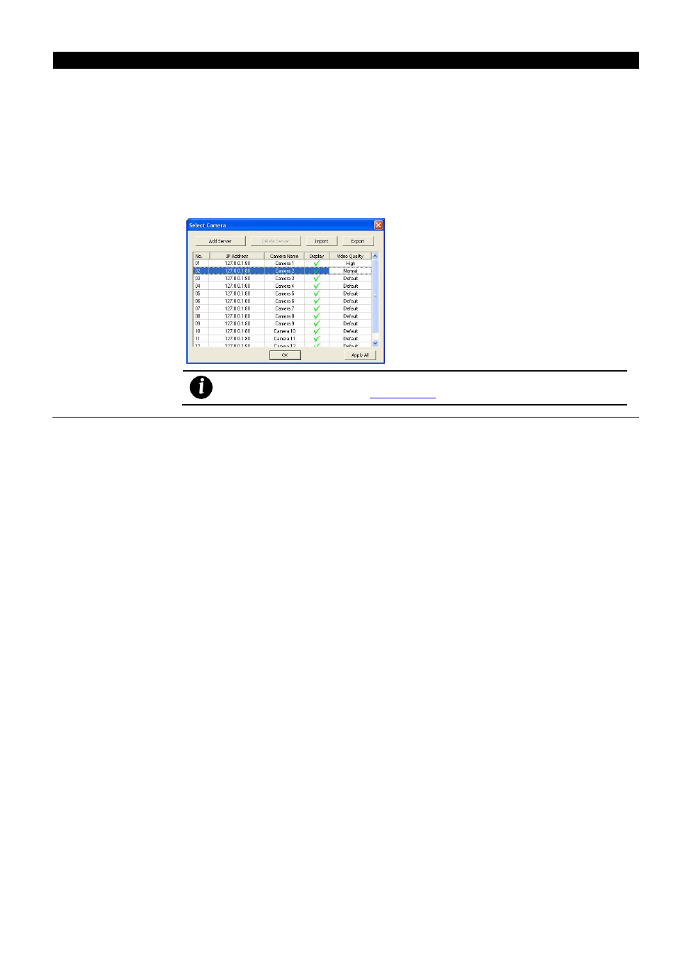 Chapter 7.1.1 | AVer SA series User Manual | Page 192 / 270