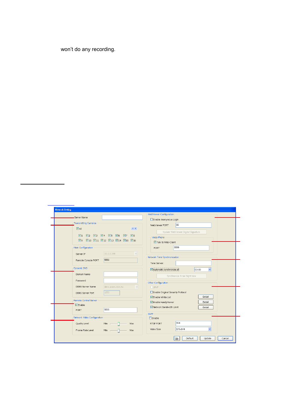 Network setting | AVer SA series User Manual | Page 200 / 270