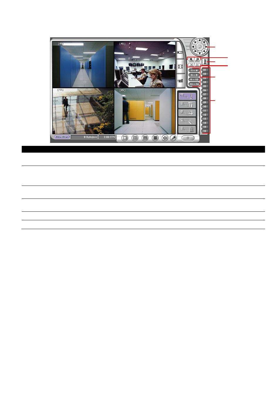 Familiarizing the webviewer ptz buttons, 2 familiarizing the webviewer ptz buttons | AVer SA series User Manual | Page 209 / 270