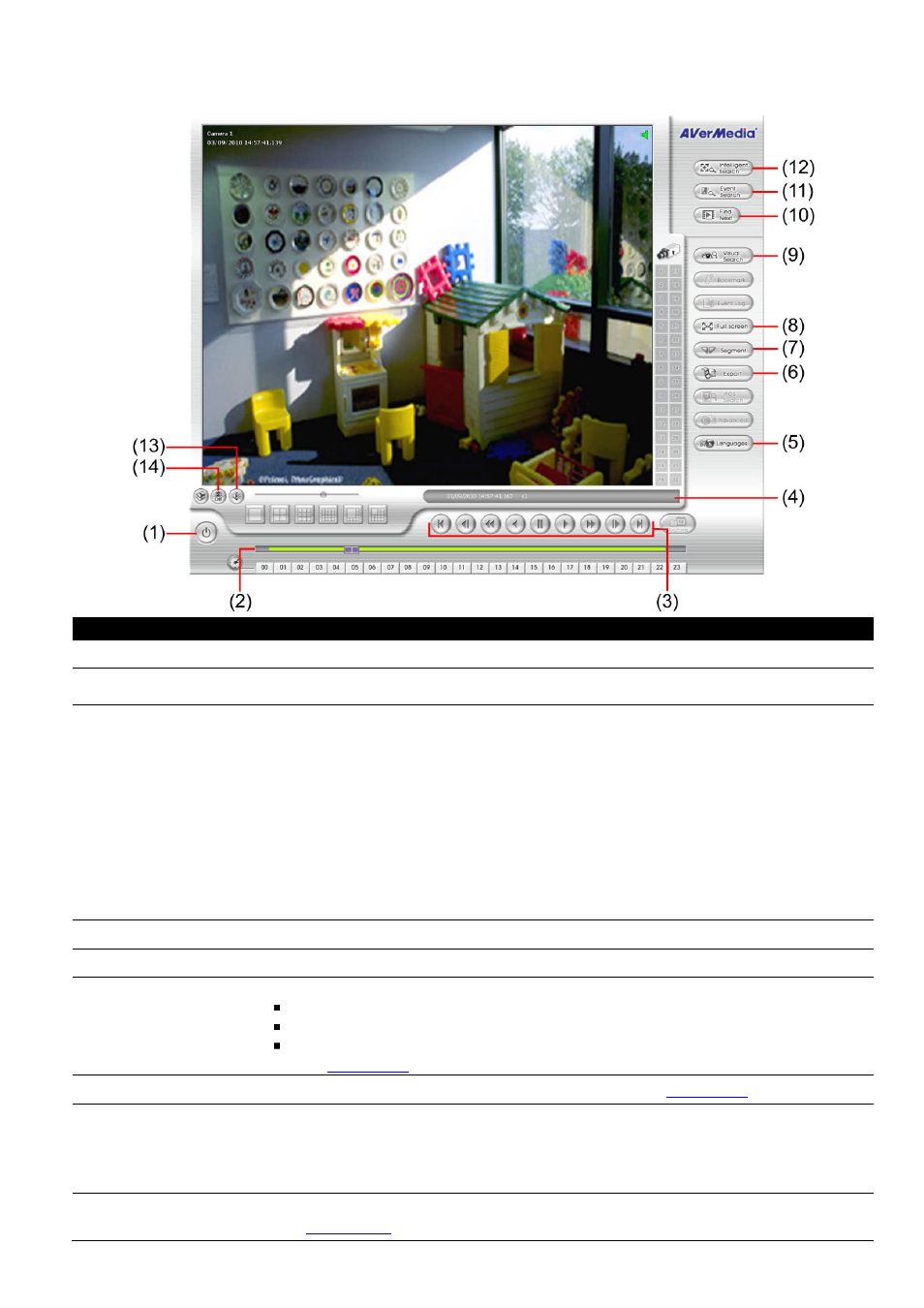 3 familiarizing the download and playback buttons, Familiarizing the download and playback buttons | AVer SA series User Manual | Page 219 / 270