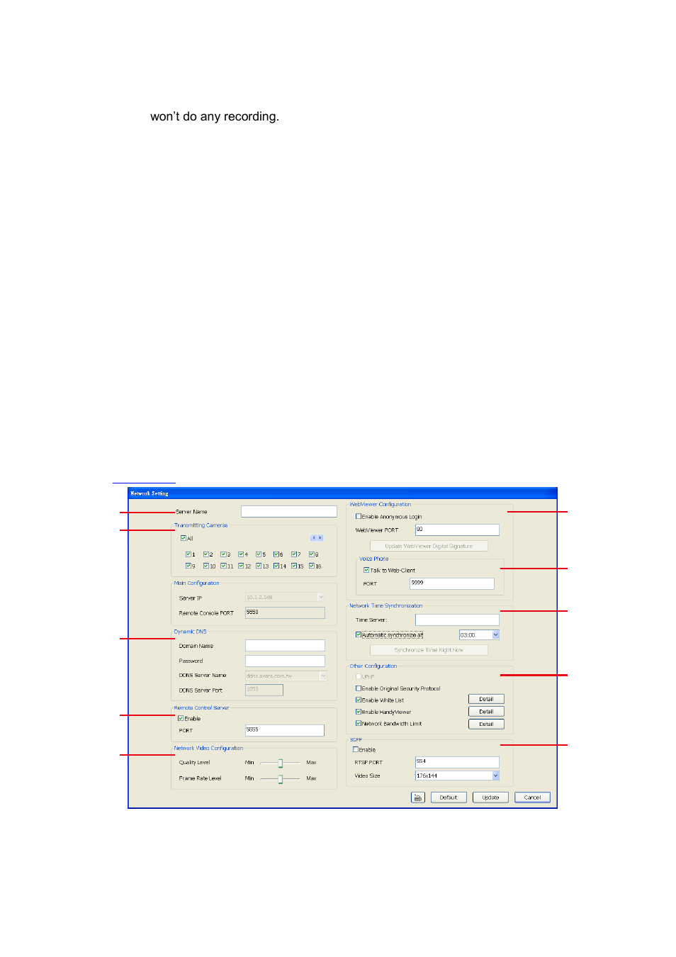 4 network setting, Network setting | AVer SA series User Manual | Page 239 / 270