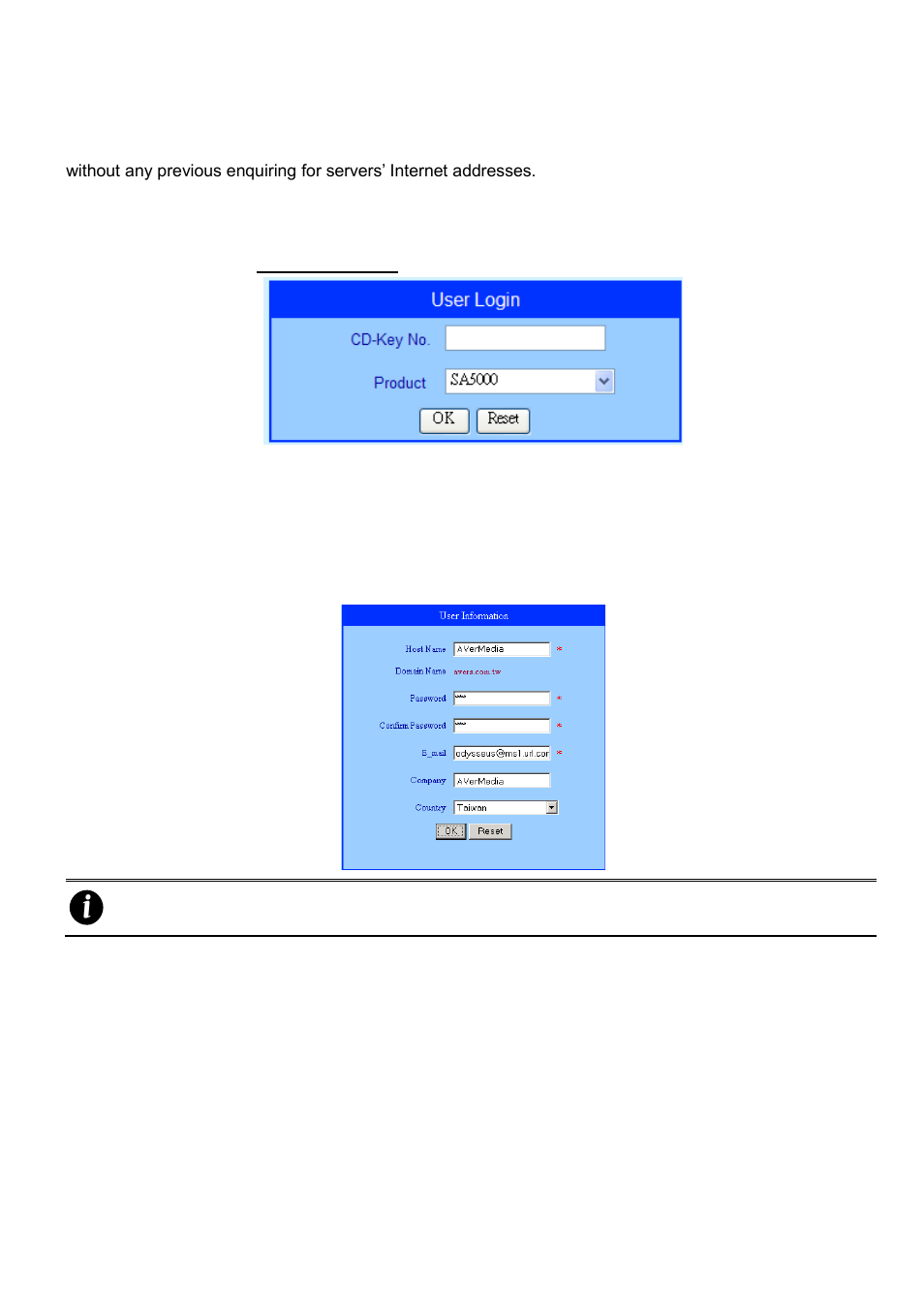 Appendix a registering domain names, Appendix a, Registering domain names | AVer SA series User Manual | Page 251 / 270