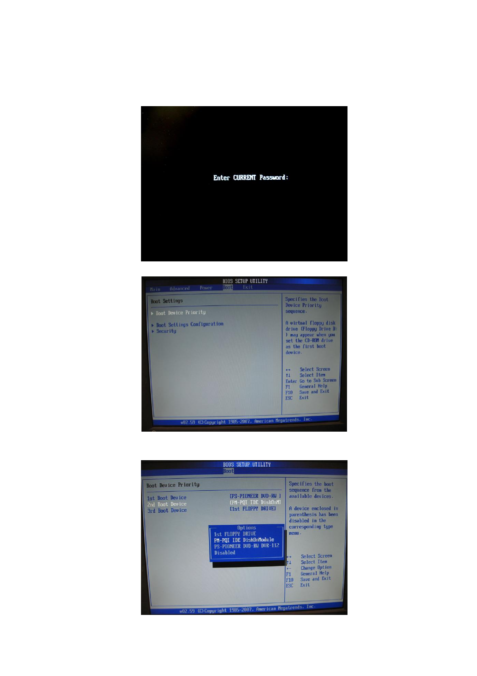 Appendix e setup bootable hdd priority in bios, Appendix e, Setup bootable hdd priority in bios | AVer SA series User Manual | Page 259 / 270