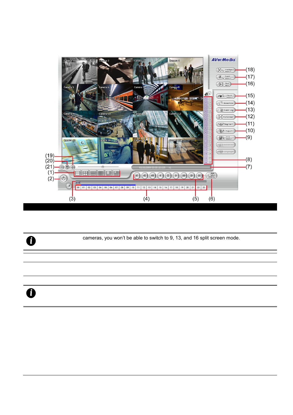 Function buttons in playback mode, Chapter, 3 function buttons in playback mode | AVer SA series User Manual | Page 49 / 270