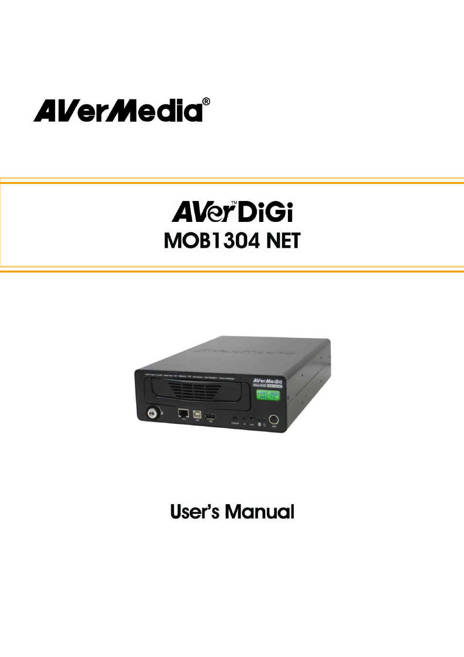 AVer MOB1304-NET User Manual | 104 pages