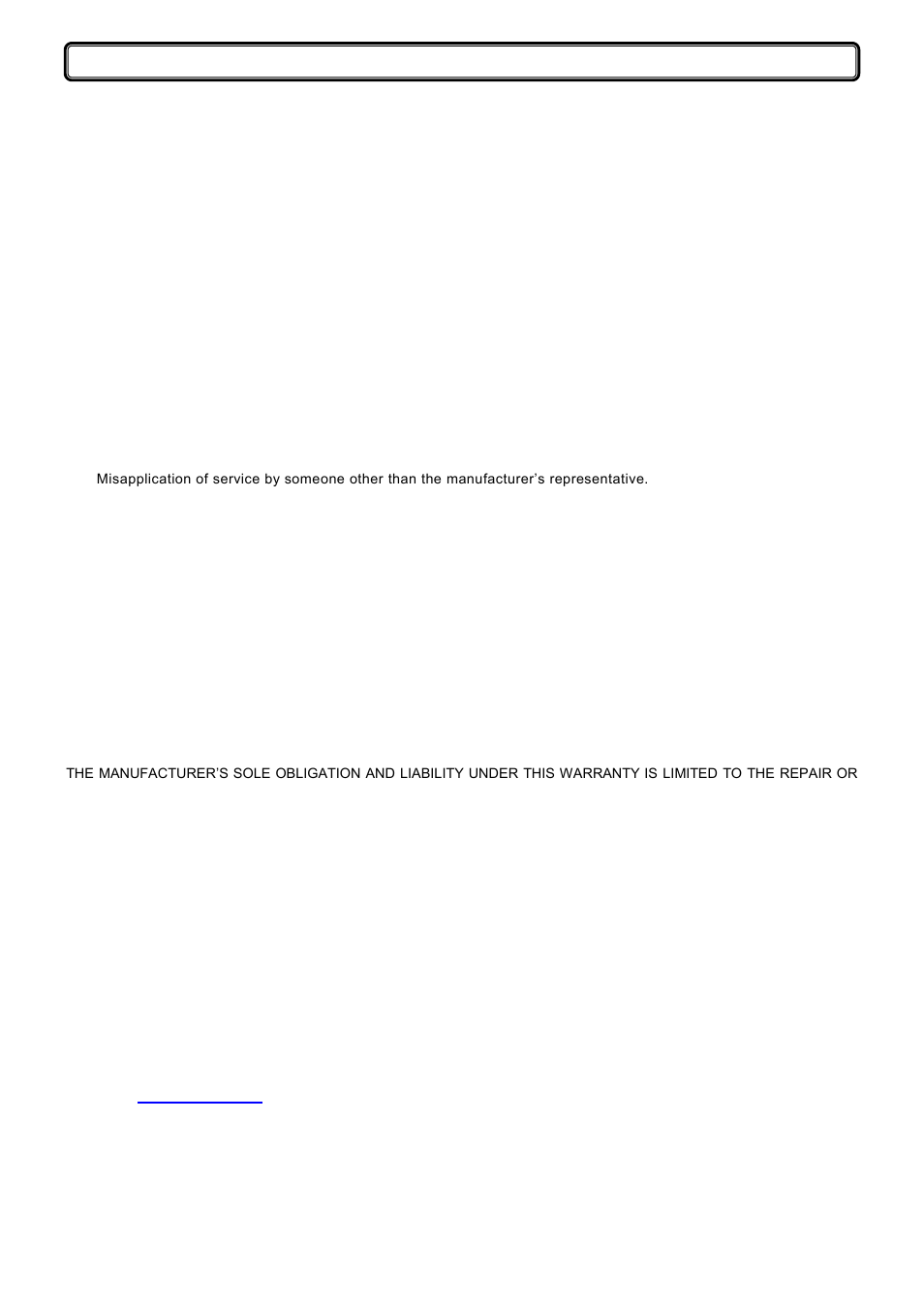 Warranty notice | AVer MOB1304-NET User Manual | Page 104 / 104
