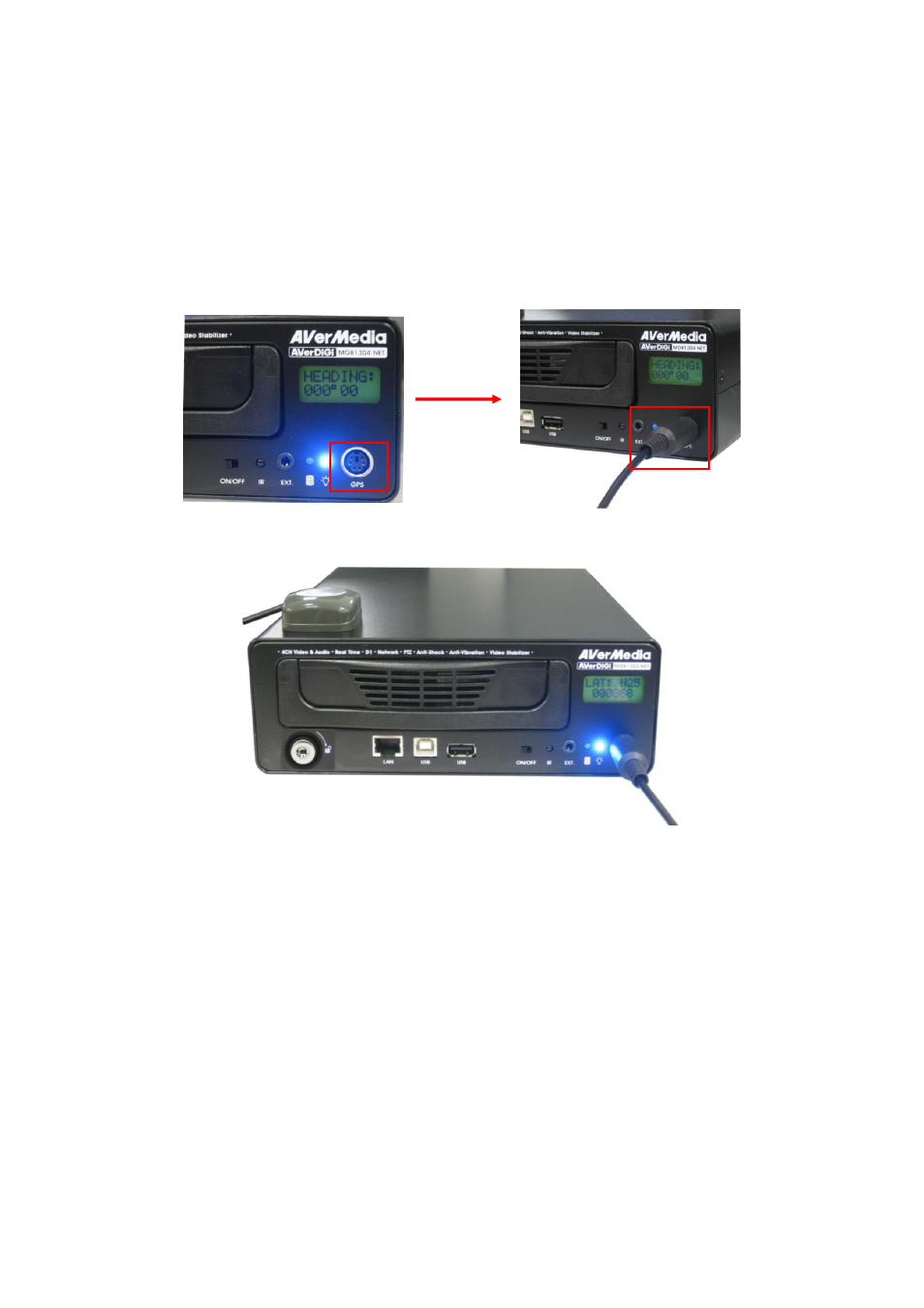 4 using the gps function, 1 installing the gps device, Using the gps function | Installing the gps device | AVer MOB1304-NET User Manual | Page 32 / 104