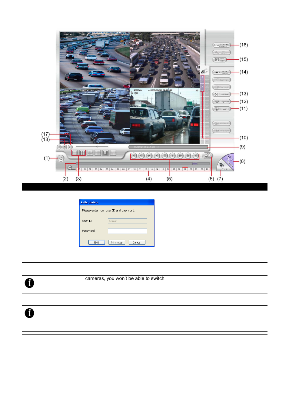 1 familiarizing the local playback buttons, Familiarizing the local playback buttons | AVer MOB1304-NET User Manual | Page 97 / 104