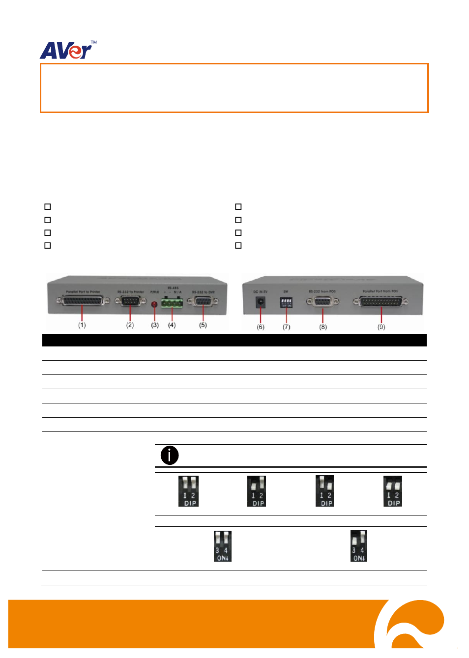 AVer Data BOX User Manual | 8 pages