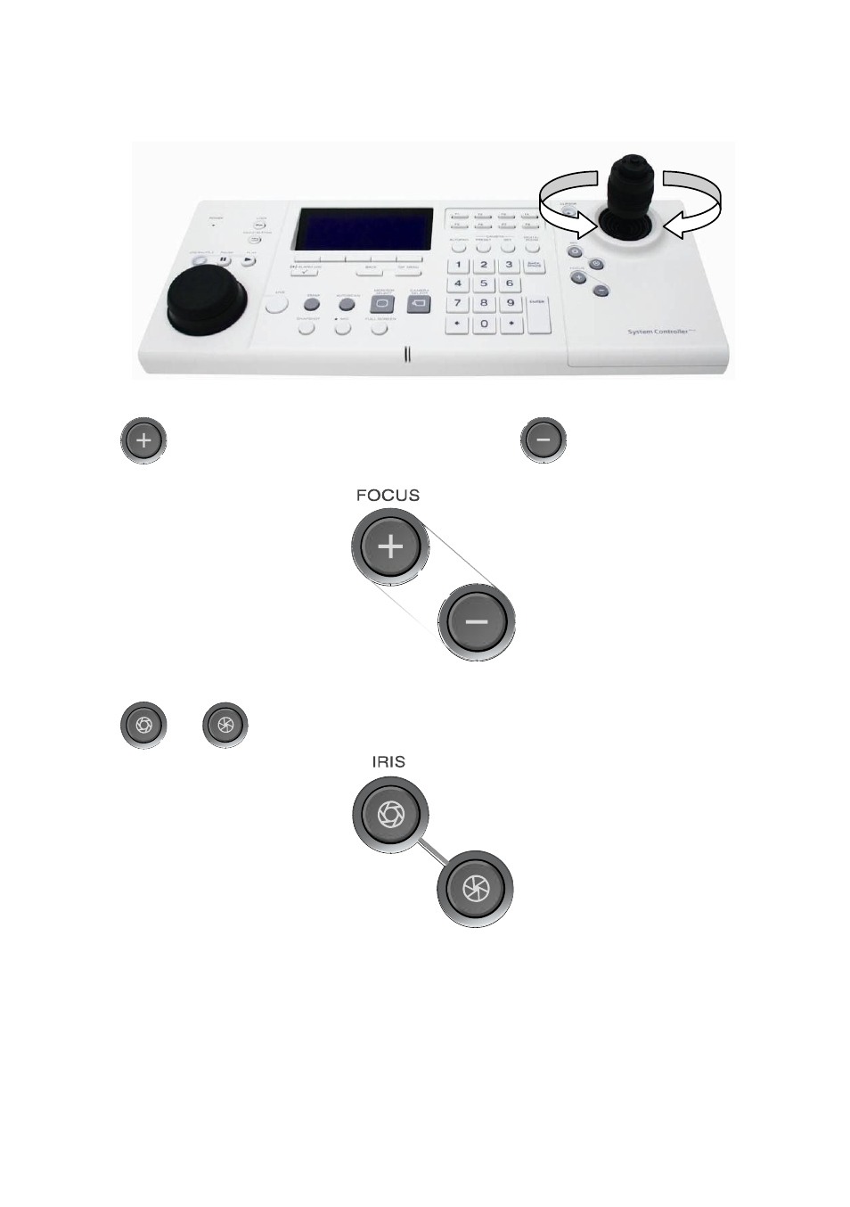 To focus the object | AVer System Contrll Pro User Manual (NV version) User Manual | Page 35 / 88