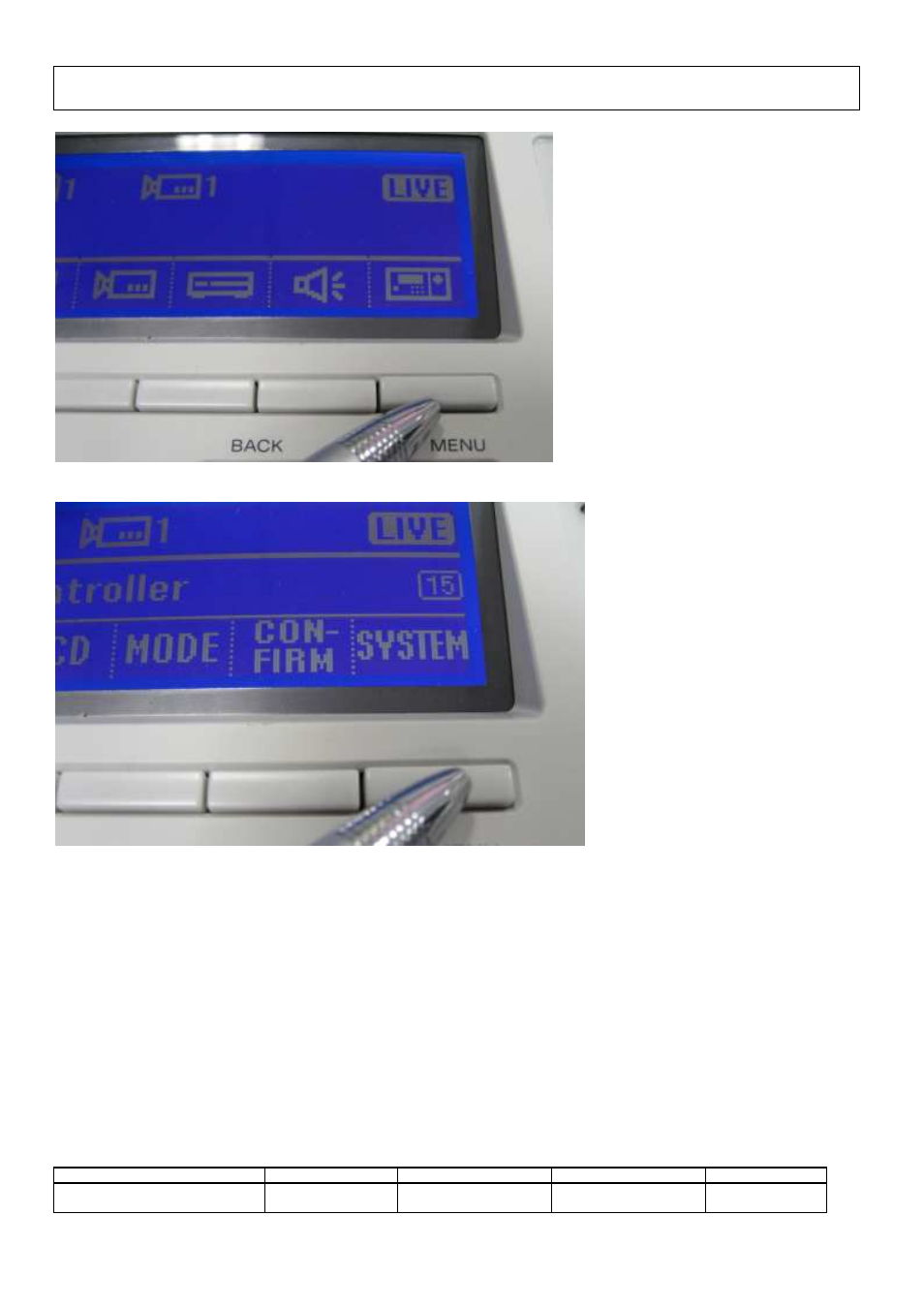 Press the “system” button | AVer System Contrll Pro installation guide User Manual | Page 6 / 7