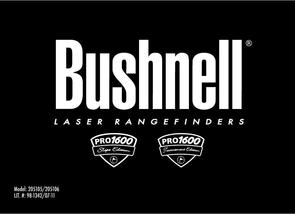 Bushnell 20 5105 User Manual | 88 pages