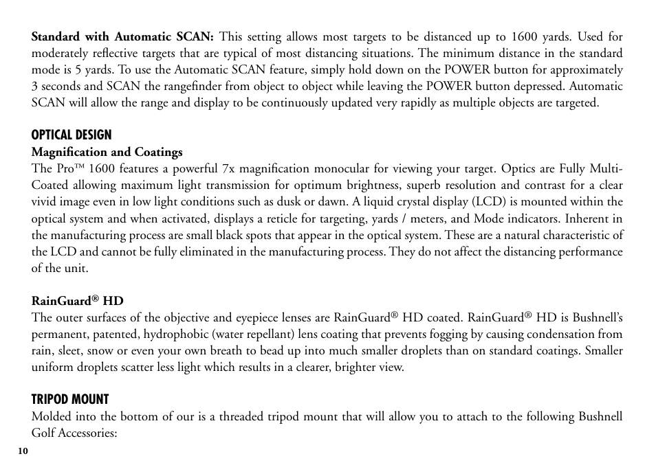 Bushnell 20 5105 User Manual | Page 12 / 88