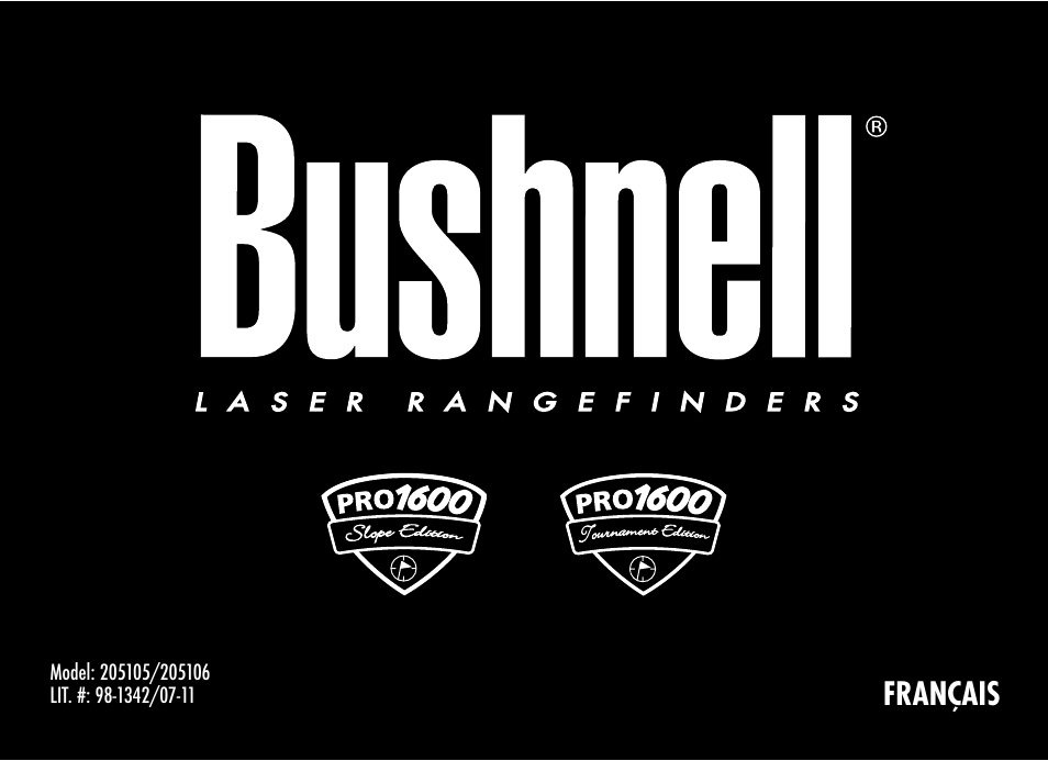 Français | Bushnell 20 5105 User Manual | Page 17 / 88