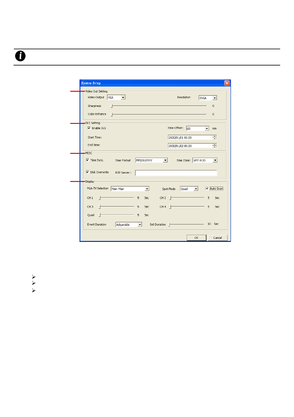 Chapter811, To setup remote system setting, System setup | Chapter 8.1.1, 1 to setup remote system setting | AVer EB3004 NET & NET+ User Manual | Page 61 / 89