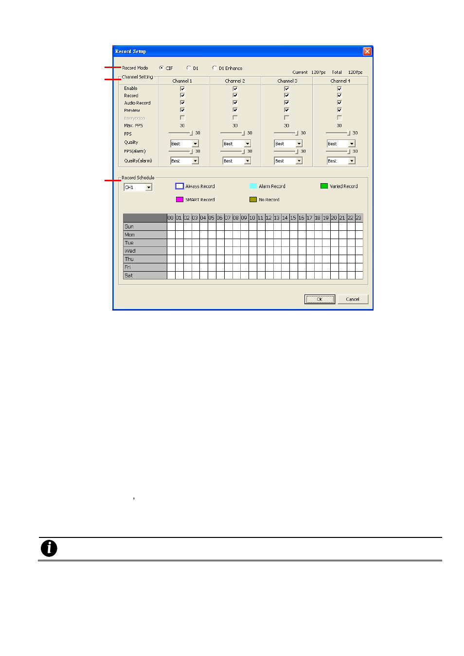 Chapter7113, Record setup | AVer EB3004 NET & NET+ User Manual | Page 64 / 89