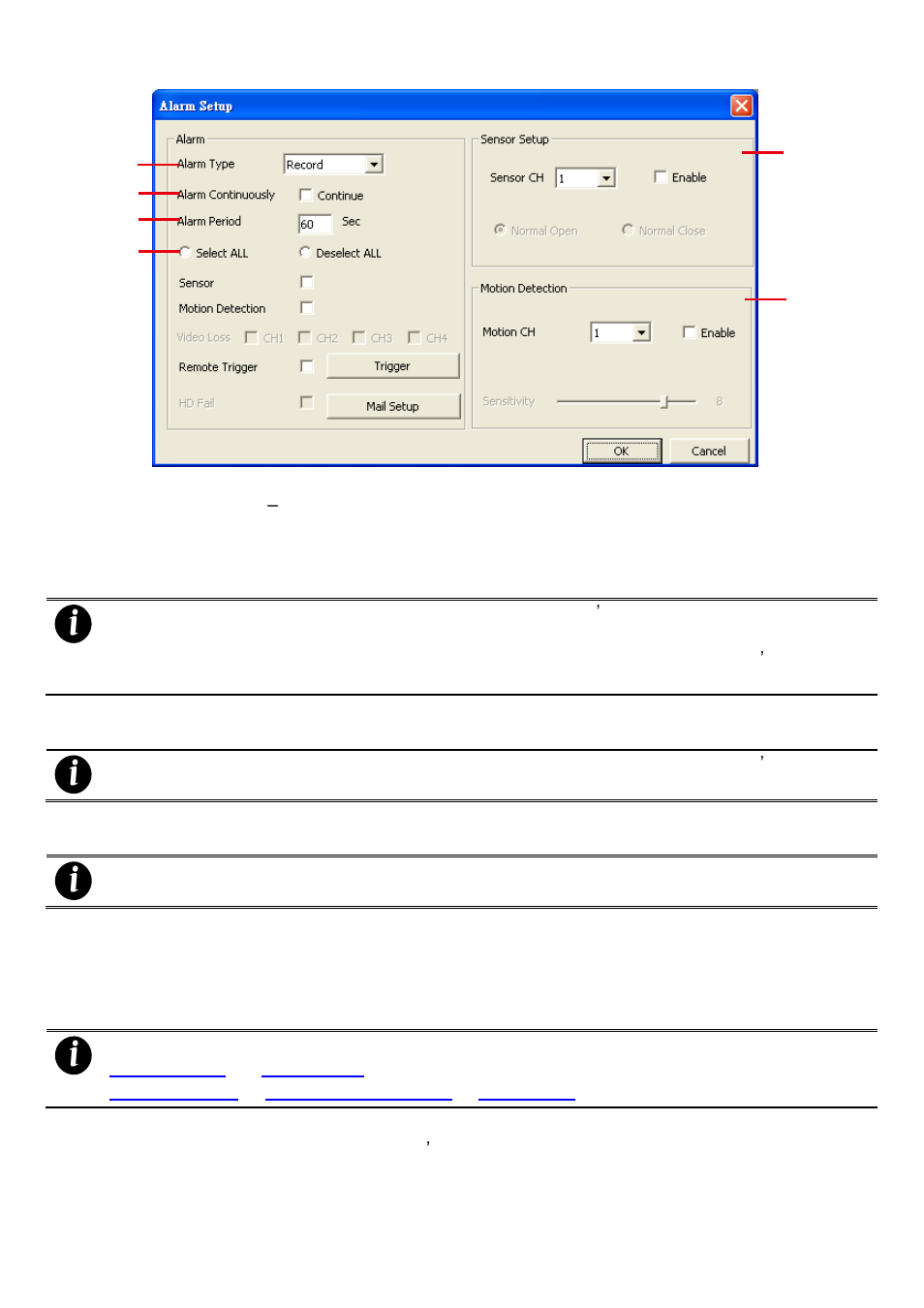 Alarm setup | AVer EB3004 NET & NET+ User Manual | Page 66 / 89