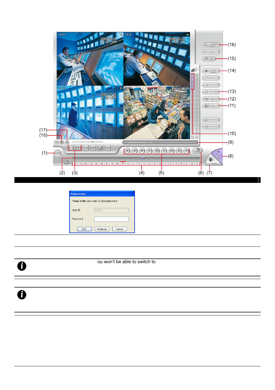 Chapter741, Familiarizing the local playback buttons, 1 familiarizing the local playback buttons | AVer EB3004 NET & NET+ User Manual | Page 75 / 89