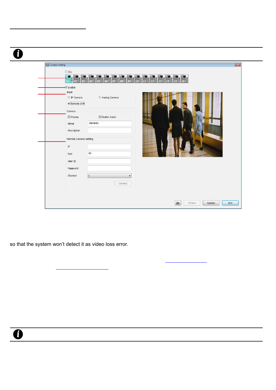 Remote dvr camera setting | AVer EXR5016_series user manual User Manual | Page 109 / 186