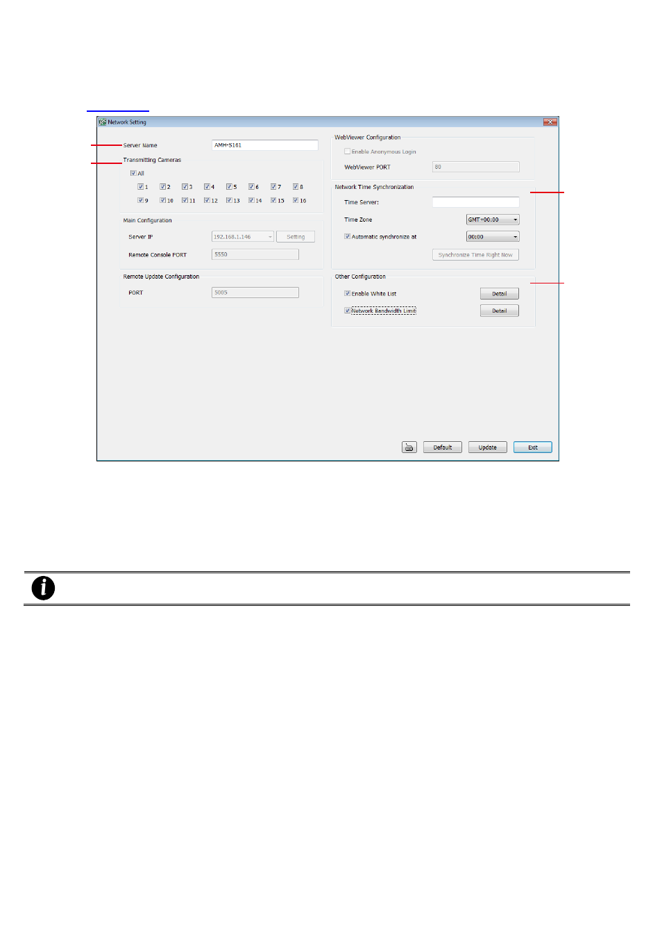 Network setting, 2 network setting | AVer EXR5016_series user manual User Manual | Page 114 / 186
