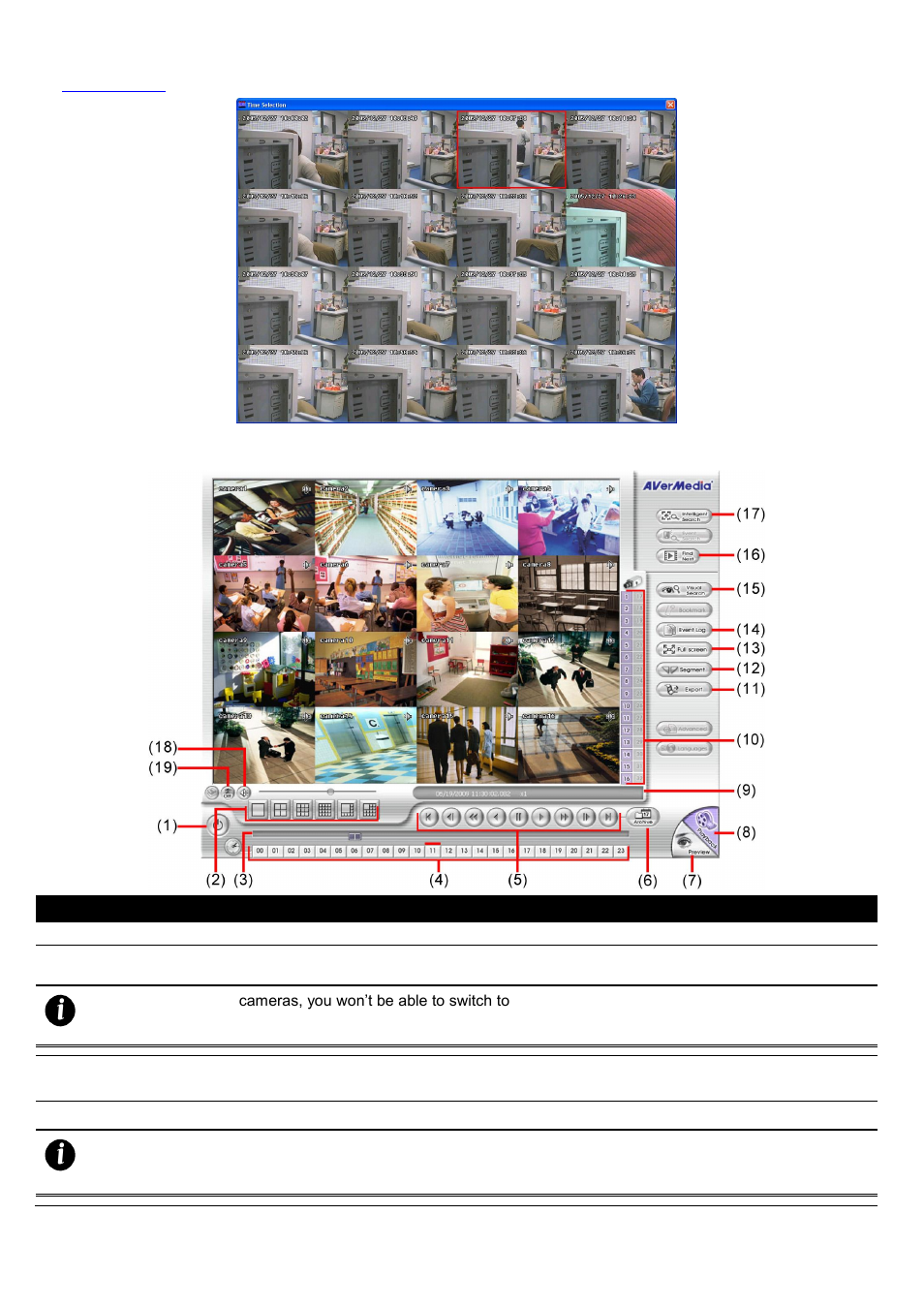 Familiarizing the buttons in local playback, 1 familiarizing the buttons in local playback | AVer EXR5016_series user manual User Manual | Page 125 / 186