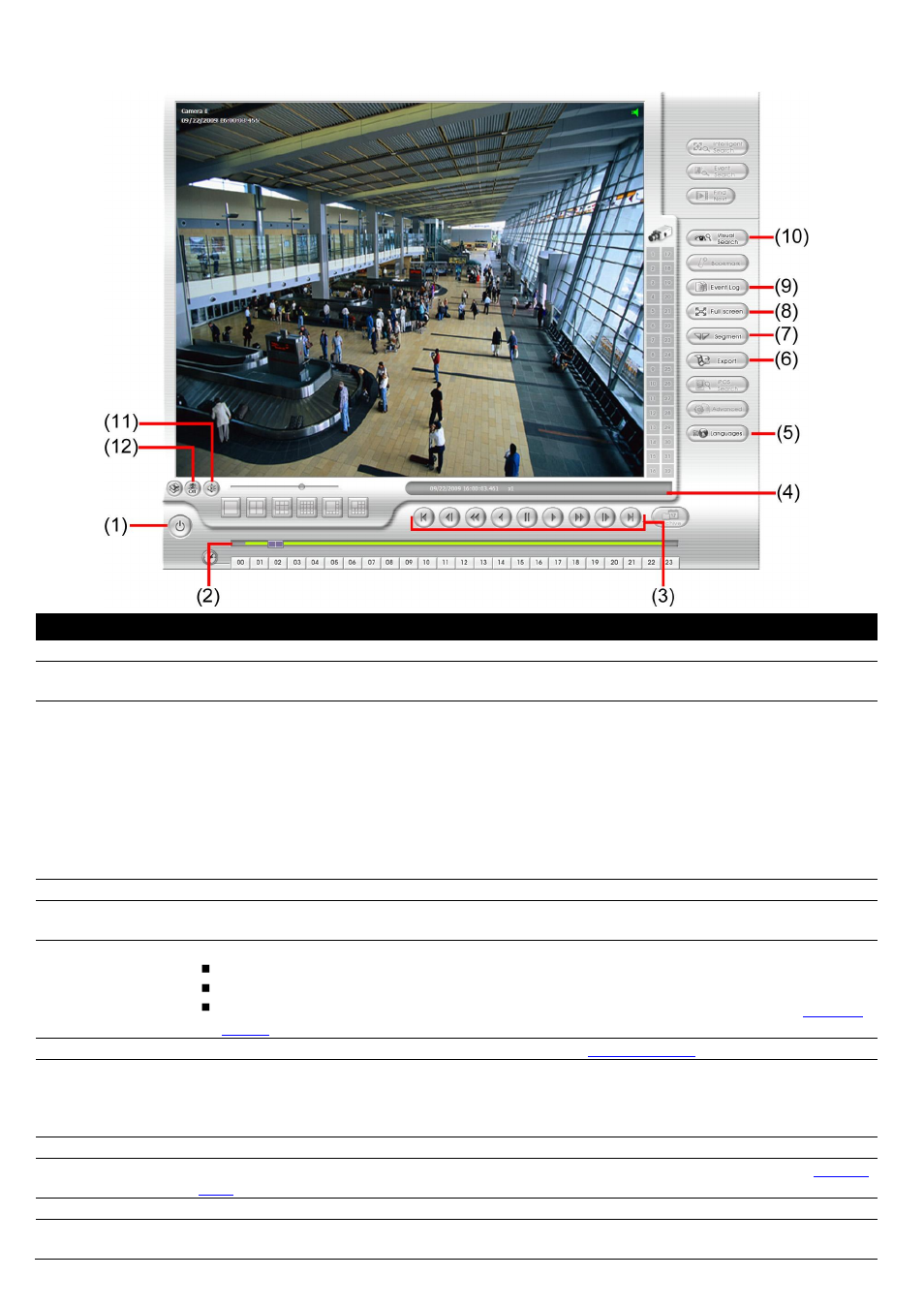 Familiarizing the buttons in download and playback | AVer EXR5016_series user manual User Manual | Page 129 / 186