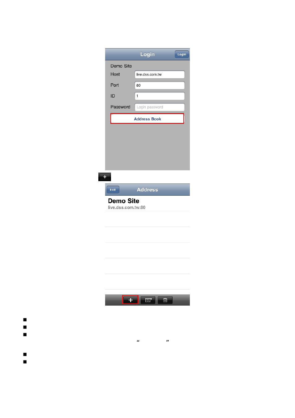 To add dvr server into addressbook, 1 to add dvr server into addressbook | AVer EXR5016_series user manual User Manual | Page 139 / 186