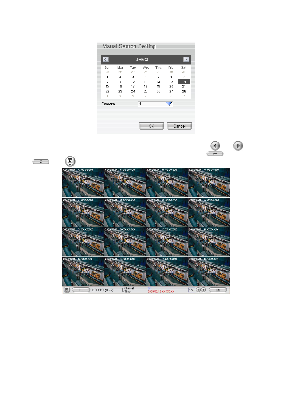 Using visual search, Chapter, 3 using visual search | AVer EXR5016_series user manual User Manual | Page 52 / 186